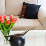 Orange Carrot Black Pillow Inspired by Senegal Craft, Made in Italy-0