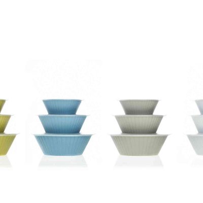 Dorica Salad Bowl Set with Lids - Made in Italy-0
