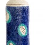 Blue Ceramic Bottle - Handmade in Italy-975