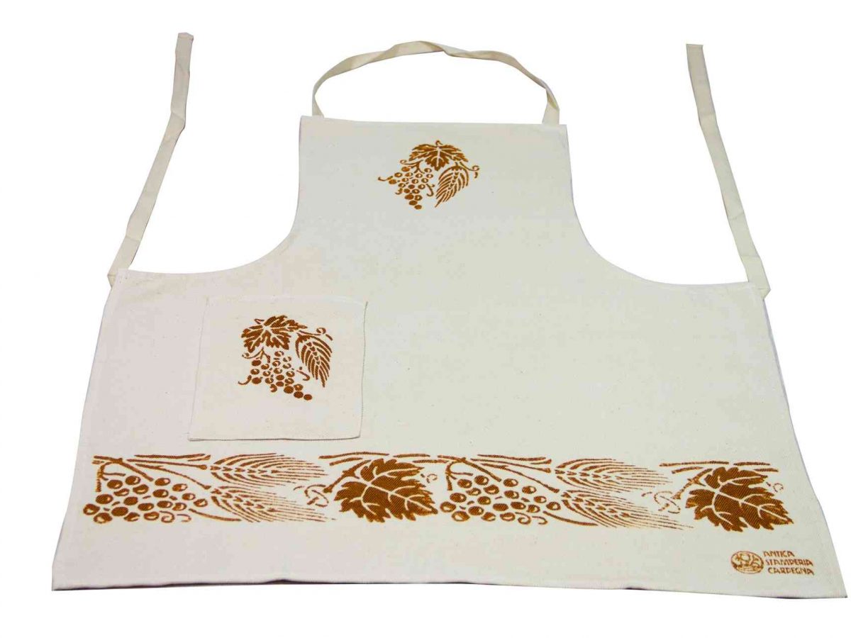 Golden Wheat One Pocket Apron - Handmade in Italy-0